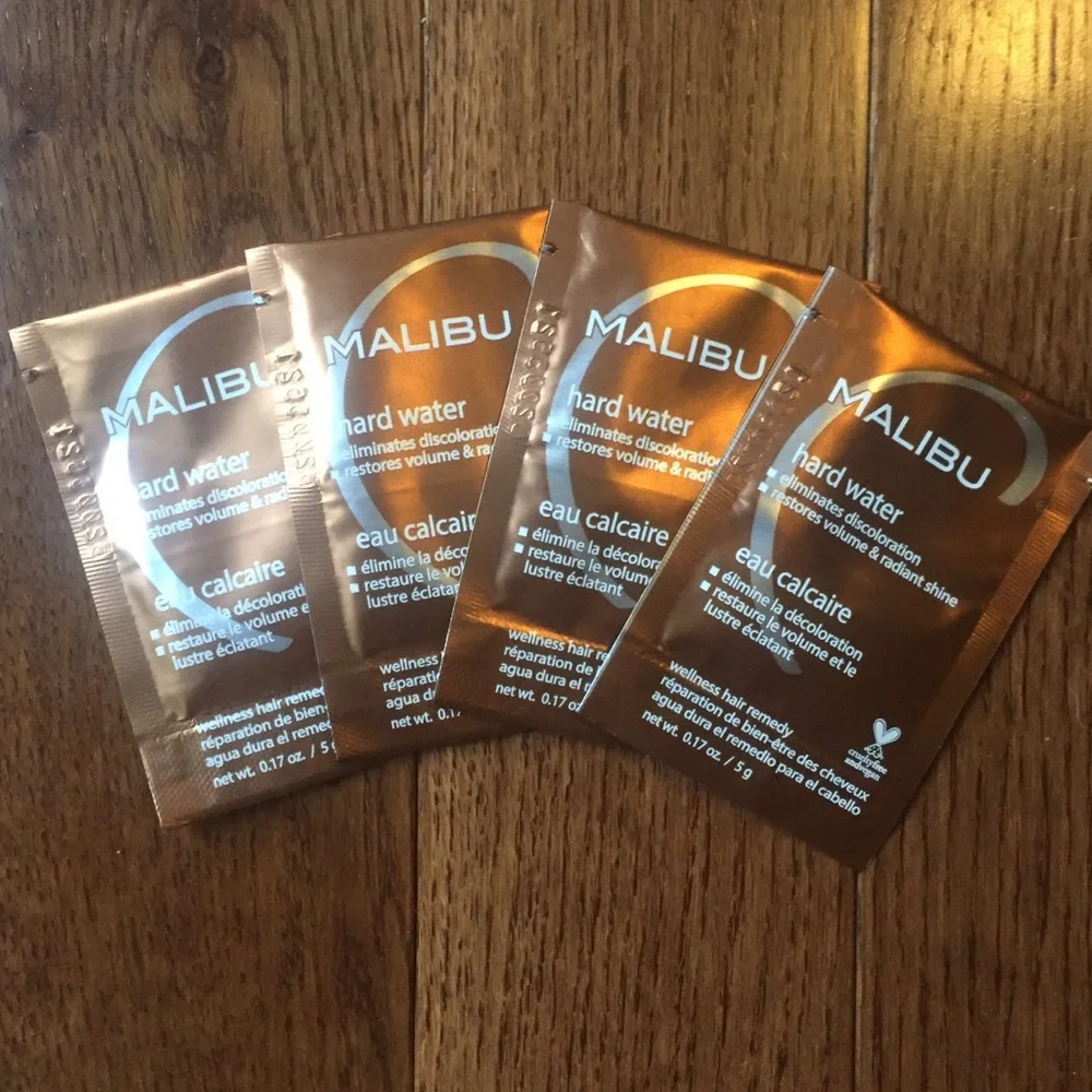 x4 Malibu C Hard Water Stain Remover Packets‎